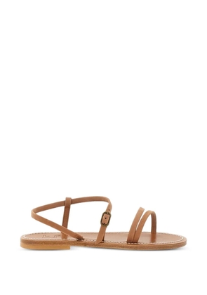 K. Jacques strappy leather sandals - Neutrals