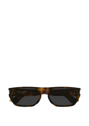 Saint Laurent Eyewear SL 898 geometric-frame sunglasses - Brown