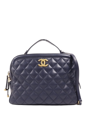 CHANEL Pre-Owned quilted CC shoulder bag - Blue