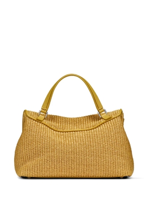 Zanellato small Postina® woven tote bag - Yellow