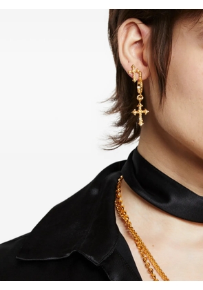 Emanuele Bicocchi Rose Cross earring - Gold