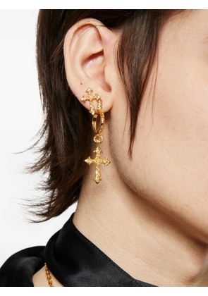 Emanuele Bicocchi Rose Cross earring - Gold