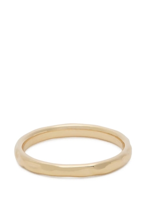 Astrid & Miyu hammered-effect ring - Gold