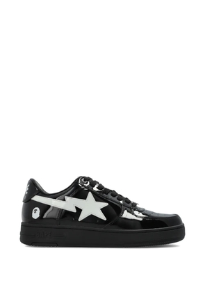A BATHING APE® #1 M2 leather sneakers - Black