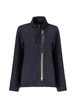 FREDDY logo-print zip-up sweatshirt - Blue