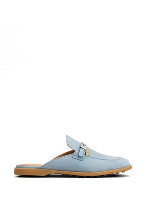 Tod's leather mules - Blue