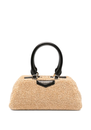 Givenchy mini Antigona zip-up shoulder bag - Neutrals