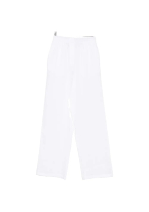 Riviera elasticated-waistband trousers - White