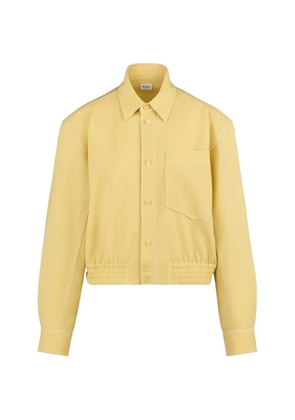 Tod's tonal-stitch shirt - Yellow