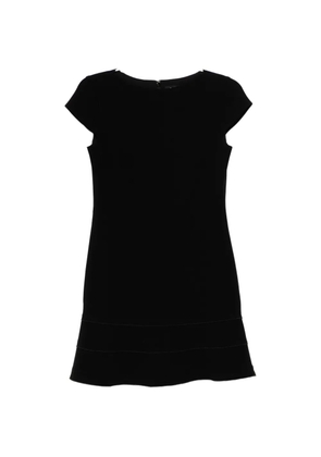 Theory tiered-hem cap-sleeve dress - Black