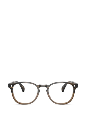 Oliver Peoples Finley Esq. round-frame glasses - Brown