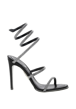 René Caovilla Cleo rhinestone-embellished sandals - Black