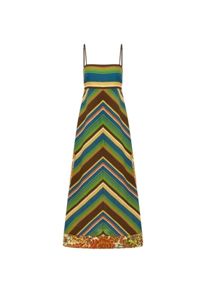 ALEMAIS Charlie maxi dress - Blue