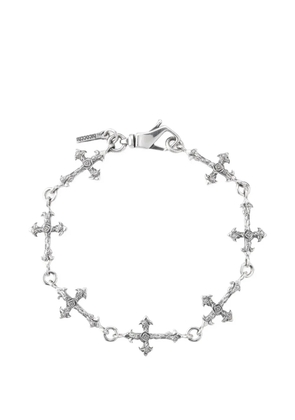 Emanuele Bicocchi Rose Multi-Cross bracelet - Silver
