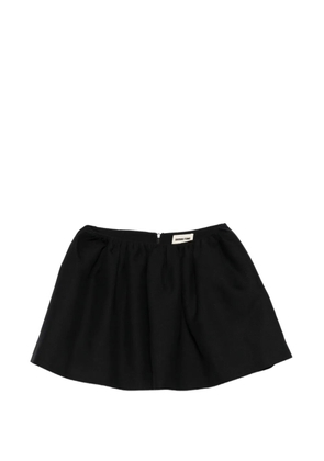SHUSHU/TONG gathered A-line mini skirt - Blue