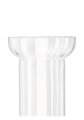 LSA International Striped vase (31.5cm x 14cm) - White