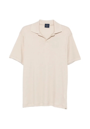 Paul & Shark X-Soft fine-knit open-collar T-shirt - Neutrals