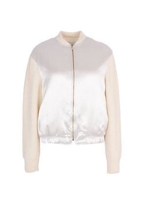 Fabiana Filippi long-sleeves bomber jacket - White