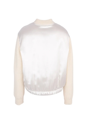 Fabiana Filippi long-sleeves bomber jacket - White