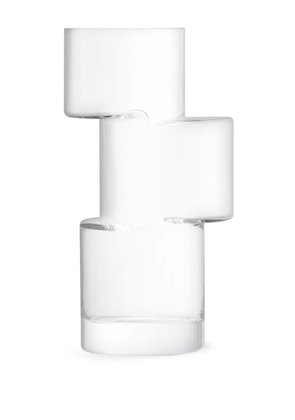 LSA International Tier vase (26cm x 14cm) - White