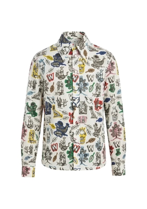 Walter Van Beirendonck W-Shirt graphic-print shirt - White