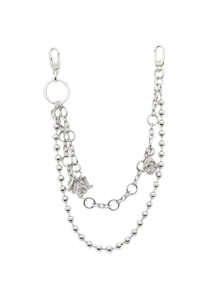 Diesel multi-strand charm keyring - Silver