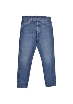 Brunello Cucinelli faded-effect straight-leg jeans - Blue