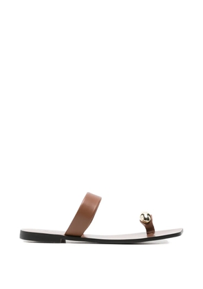Senso Olga hardware-detail sandals - Brown