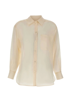 Marella semi-sheer shirt - Neutrals