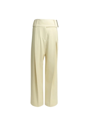 Max Mara belt-loops trousers - White