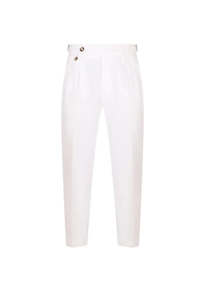 Brunello Cucinelli pleated-front trousers - White