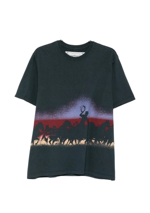 One Of These Days Driftin' Back graphic-print T-shirt - Black