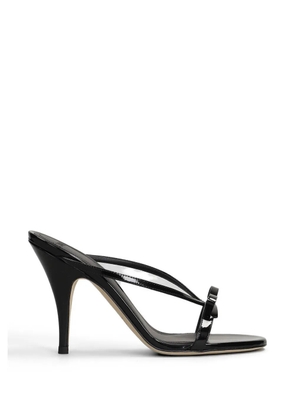 3juin Natalia bow-detail crossover-strap sandals - Black