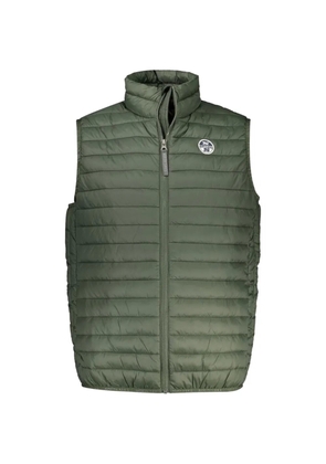North Sails logo-detail quilted gilet - Green