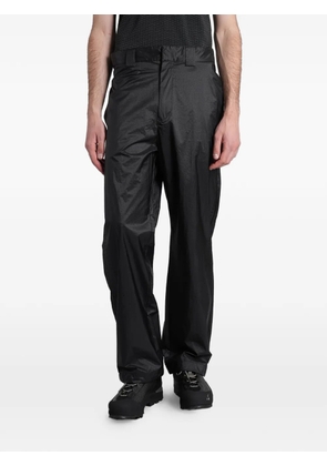 ROA Avy logo-embroidered ripstop trousers - Black