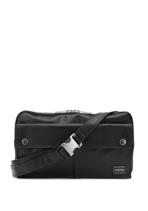 Porter-Yoshida & Co. Free Style logo-patch buckle-fastening belt bag - Black