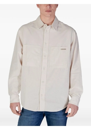 Calvin Klein Jeans relaxed-fit button-down shirt - Neutrals