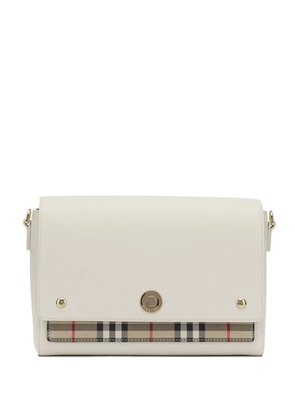 Burberry Note leather shoulder bag - Neutrals
