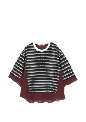 Undercover piano-print layered T-shirt - Black