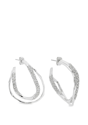 Alexis Bittar Solanales twist hoop earrings - Silver