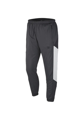 Nike logo-print colour-block track pants - Grey
