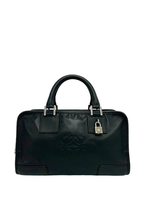 Loewe Pre-Owned 2010-2026 Perforated Leather Amazona 28 handbag - Black