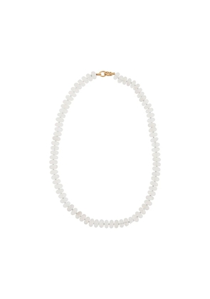 Irene Neuwirth 18kt yellow gold bead necklace - White