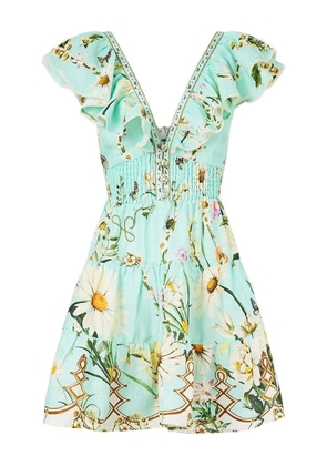 Camilla Freefall midi dress - Green