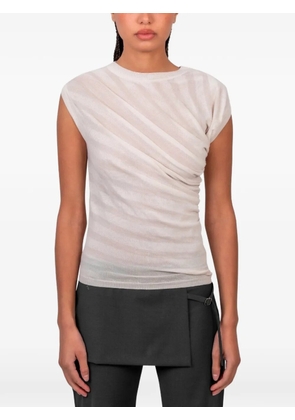 Paloma Wool Raven draped sleeveless top - Neutrals