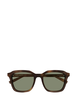 Saint Laurent Eyewear square-frame sunglasses - Brown