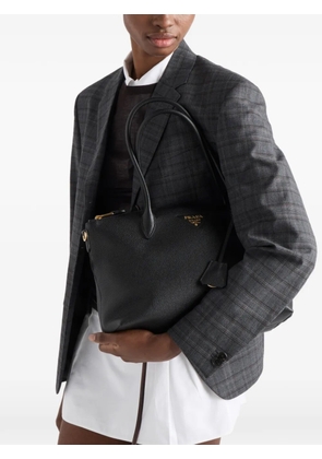 Prada large leather tote bag - Black