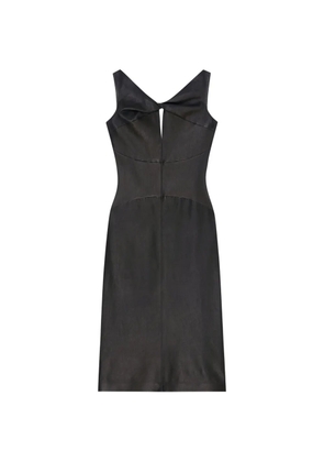 Givenchy twisted-detail midi dress - Black