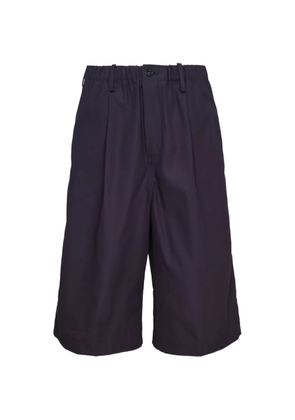 Sofie D'hoore pleated elasticated-waist shorts - Blue