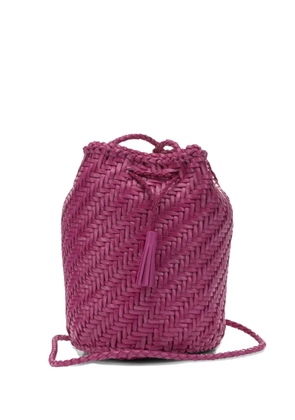 DRAGON DIFFUSION Pompom Double Jump shoulder bag - Pink